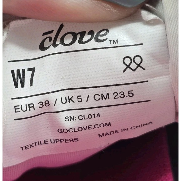 Clove Shoes Womens 7 White Pink Nursing Comfort Sneakers Lace Up Professional - Picture 11 of 12